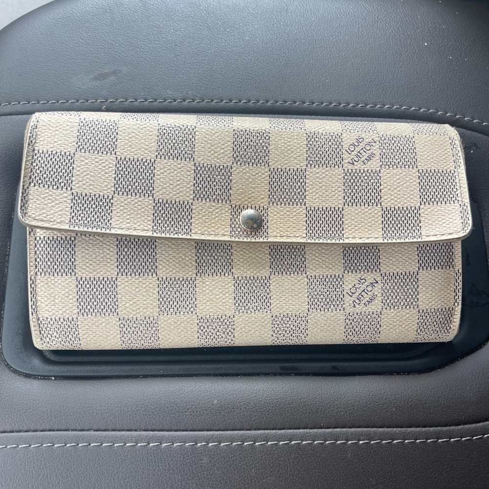 LV Damier Azur Canvas Sarah Wallet